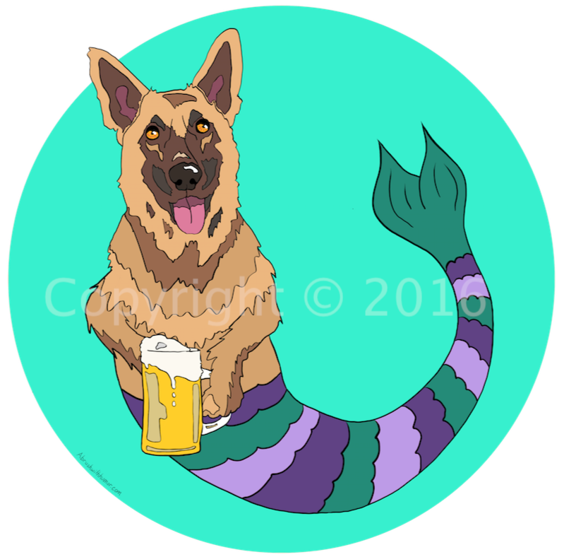 Oswald the German Shedherd