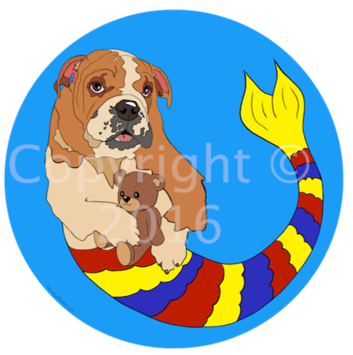 Buster the Teddy Bear loving Mermutt