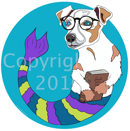 Milo the bookwork jack russell